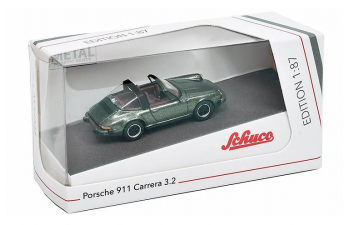 PORSCHE 911 Carrera 3.2 Cabriolet (1989), green