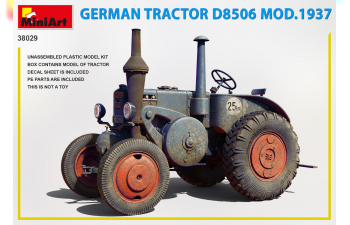 Сборная модель German Tractor D8506 Mod. 1937