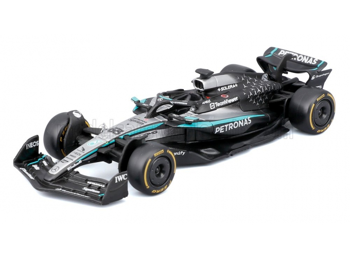 MERCEDES-BENZ GP F1 W16 Team Amg Petronas Motorsport №63 Season (2025) George Russell, Black Silver Green