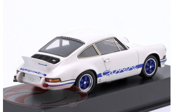 PORSCHE 911 Carrera RS 2.7, Grand Prix white / blue