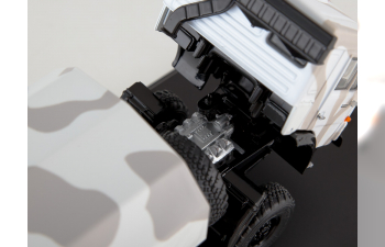 Камский грузовик 43502 Мустанг, камуфляж Арктика