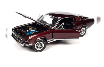 FORD Mustang GT 2+2 (1967), dark red-metallic