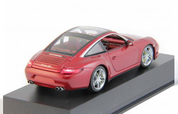 PORSCHE 911 Targa 4S (2008), red metallic