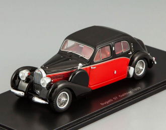 BUGATTI 57 Galibier 1939, black / red