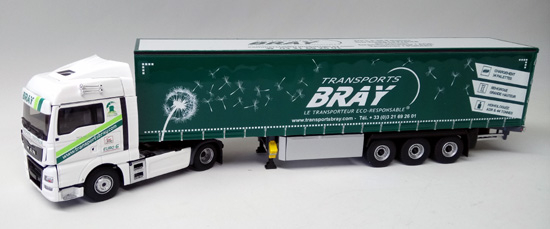 MAN TGX EURO 6 (средняя крыша) c полуприцепом "TRANSPORTS BRAY" 2016