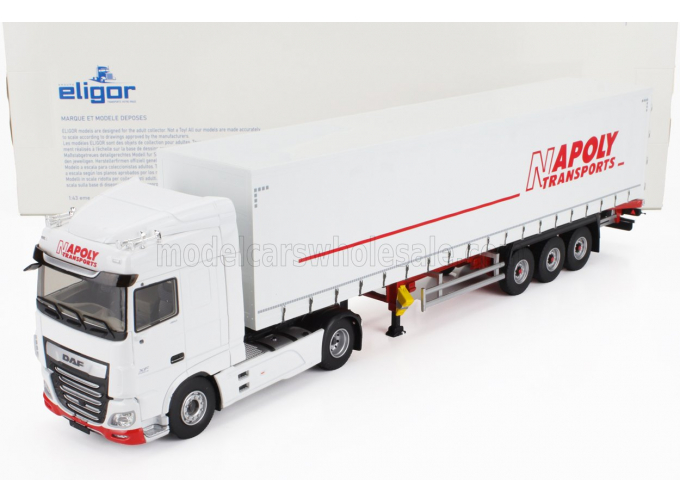 DAF Xf 460 My17 Truck Telonato Napoly Transports (2017), White