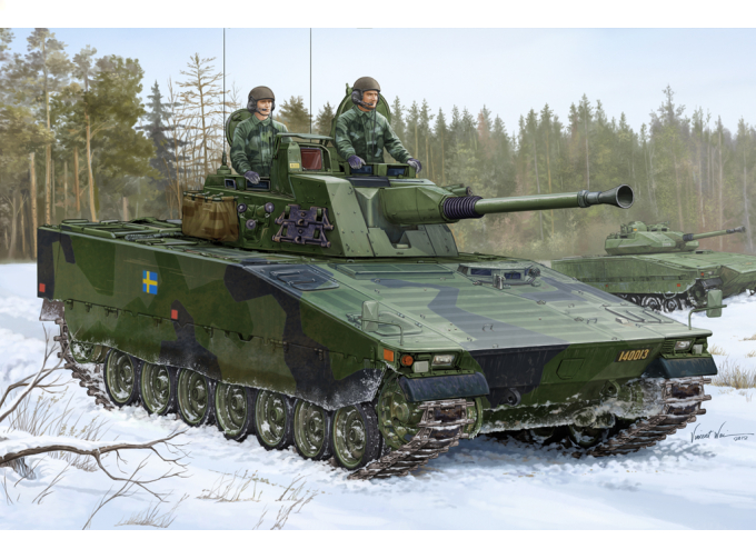 Сборная модель БМП Sweden CV90-40 IFV