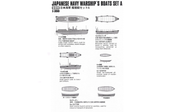 Сборная модель IJN WARSHIP'S BOATS SETA