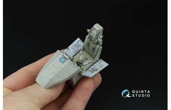 3D Декаль интерьера кабины Eurofighter Typhoon EF-2000/2000A Одноместный (Trumpeter)