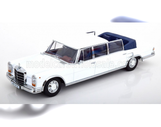 MERCEDES-BENZ S-Class 600 Pullman (W100) Landaulet Semiconvertible 1964, white