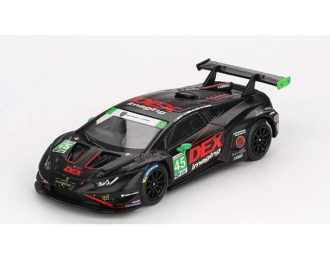 Lamborghini Huracan GT3 Evo 2 #45 Dex Imaging Daytona 24hrs, black/red 2024
