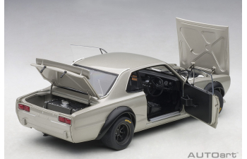 NISSAN Skyline GT-R (KPGC-10) Racing, silver