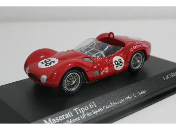 MASERATI Tipo 61 Birdcage No.98, Riverside, Shelby (1960)