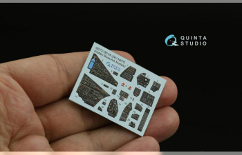 3D Декаль интерьера кабины Ми-24В NATO (Hobby Boss/ARK Models) (с 3D-печатными деталями)