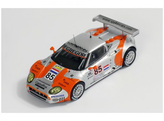 SPYKER C8 Spyder GT2-R 85 D.CREVELS - P.DUMBRECK - T.CORONEL Le Mans 2006, silver