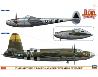 Сборная модель Самолеты P-38J LIGHTNING & B-26B/C MARAUDER "OPERATION OVERLORD"