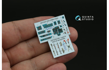 3D Декаль интерьера кабины МиГ-25БМ (ICM)