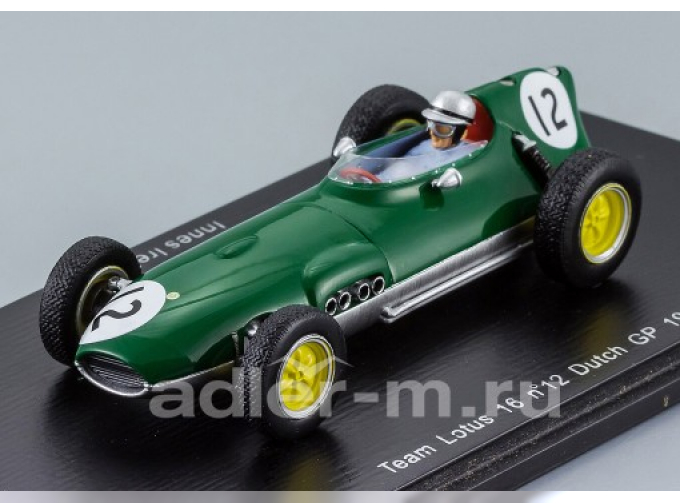 LOTUS 16 12 Dutch GP 1959 Innes Ireland (FI), green