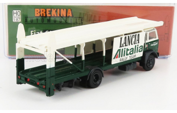 FIAT 640 Truck Car Transporter Team Lancia Rally Alitalia 1949, Green White