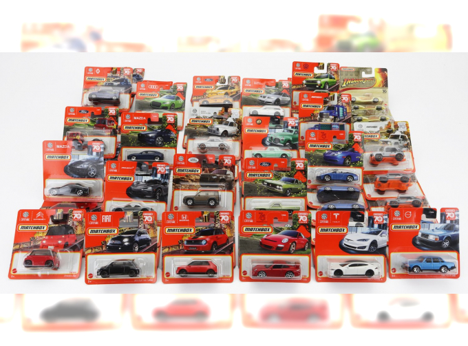 Set Assortment 72 European Cars Pieces, Various