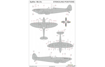 Сборная модель Spitfire Mk.IXc Late - The Weekend Edition