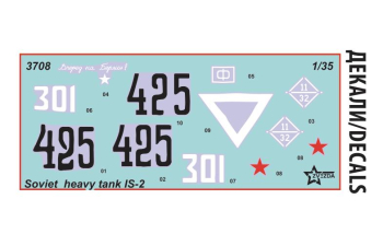 Сборная модель Советский тяжёлый танк ИС-2 УЗТМ обр. 1944 г.
