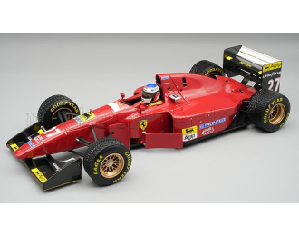 FERRARI F1 412 T1 B №27 Japan GP With Rain Tires (with pilot figure) Jean Alesi (1994), red