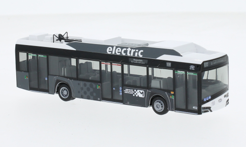 Solaris Urbino 12 electric SASA (IT) (2014), grey/white