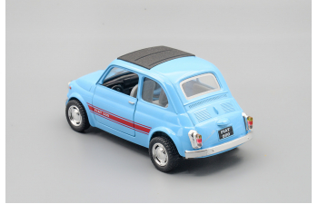 FIAT 500, blue