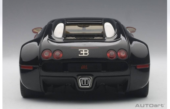 BUGATTI EB 16.4 Veyron production car #001, black / red