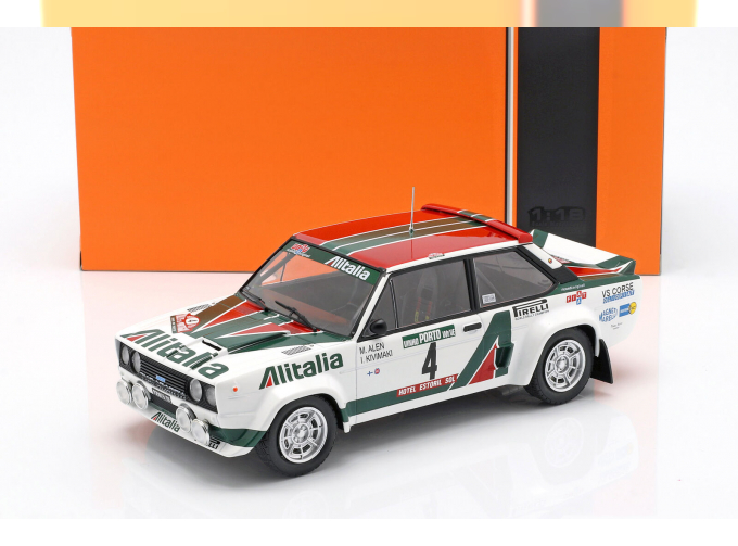 FIAT 131 Abarth #4 "Alitalia" Alen/Kivimaki Rally Portugal (1978), white