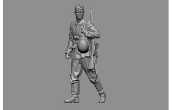 Фигурка Немецкий солдат с ружьём (под покраску)