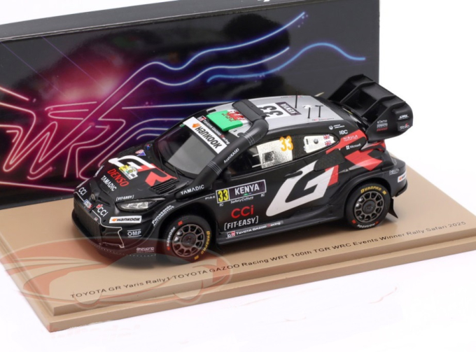 TOYOTA GR Yaris Rally1 (#33 Winner Safari Rallye 2025 Elfyn Evans, Martin Scott 2025)