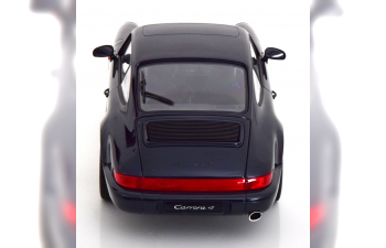 PORSCHE 911 (964) Carrera 4 Coupe (1990), dark blue metallic