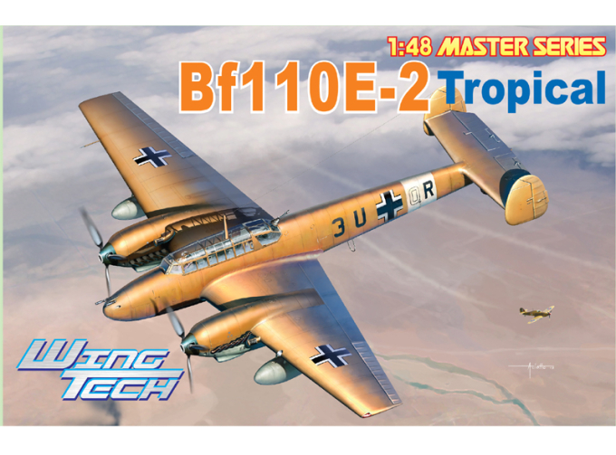 Сборная модель Messerschmitt Bf-110 E-2 Trop
