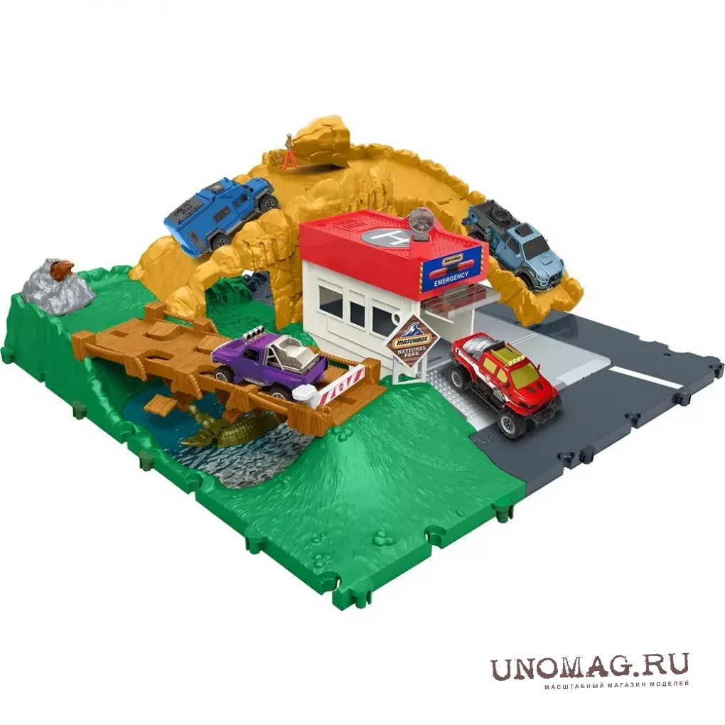 Игровой набор Matchbox Canyon Adventure Playset