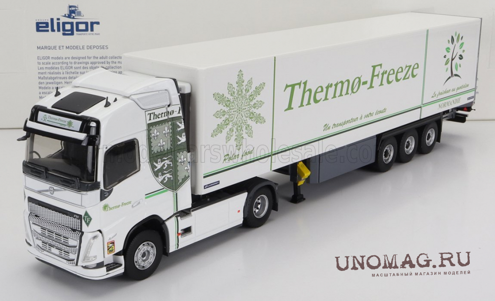 VOLVO Fh4 Truck Semi-frigo Thermo-freeze Transport 2020 White Green