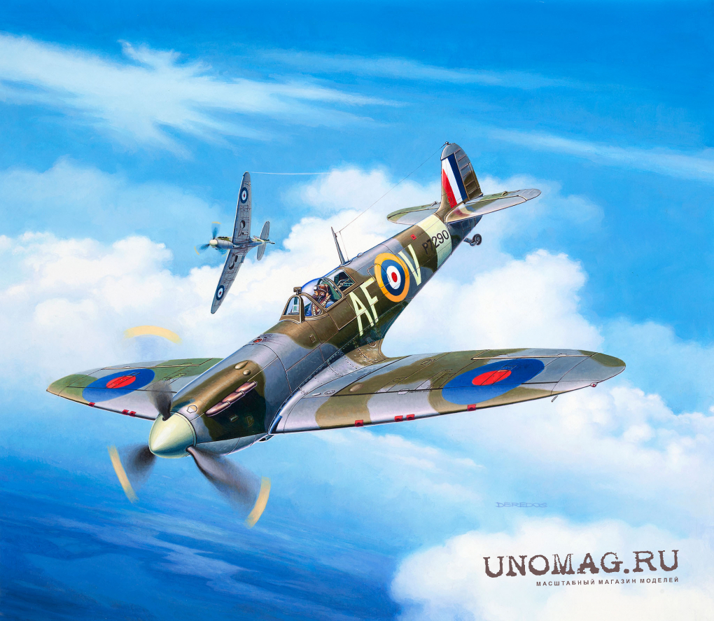 Спидфаер. Spitfire MK IIA. Спитфайр истребитель. Supermarine Spitfire MK.IIA. Revell британский истребитель Spitfire MK IIA.