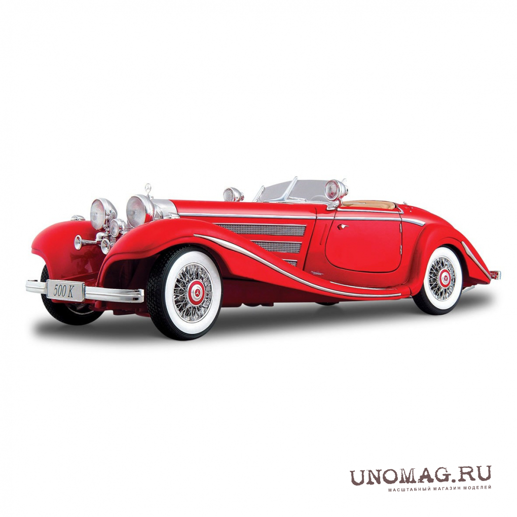 MERCEDES-BENZ 500K W29 Spezial-Roadster (1936), red