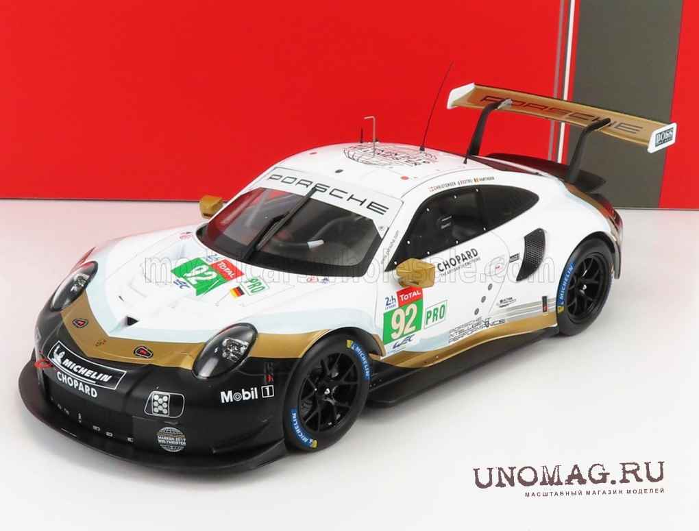 PORSCHE 911 991 Rsr 4.0l Flat 6 Porsche Gt Team 92 24h Le Mans