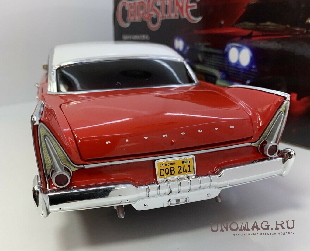 PLYMOUTH Fury Coupe (1958) - Black Windows - Evil Version - Christine La  Macchina Infernale, Red White