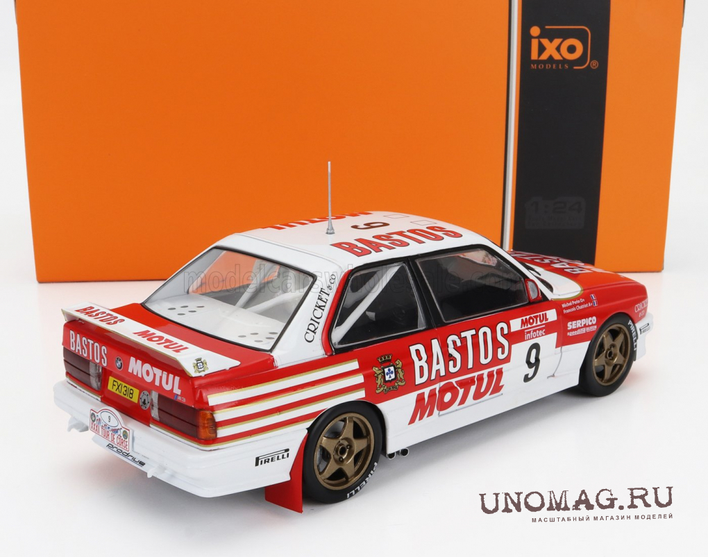 BMW 3-series M3 (e30) Team Motul Bastos N 9 4th Rally Tour De Corse (1988)