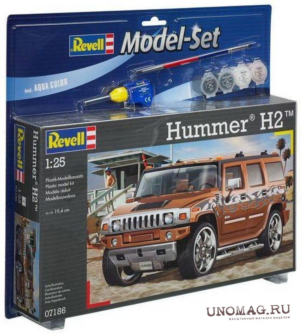 Сборная модель Автомобиль Hummer H2 (Подарочный набор)