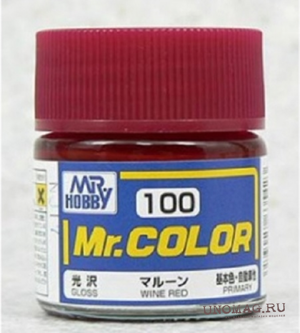 2 цвета 100. Mr Hobby c100. Mr Color c66. Wine Red Mr.Color. Mr Hobby Gloss 49.