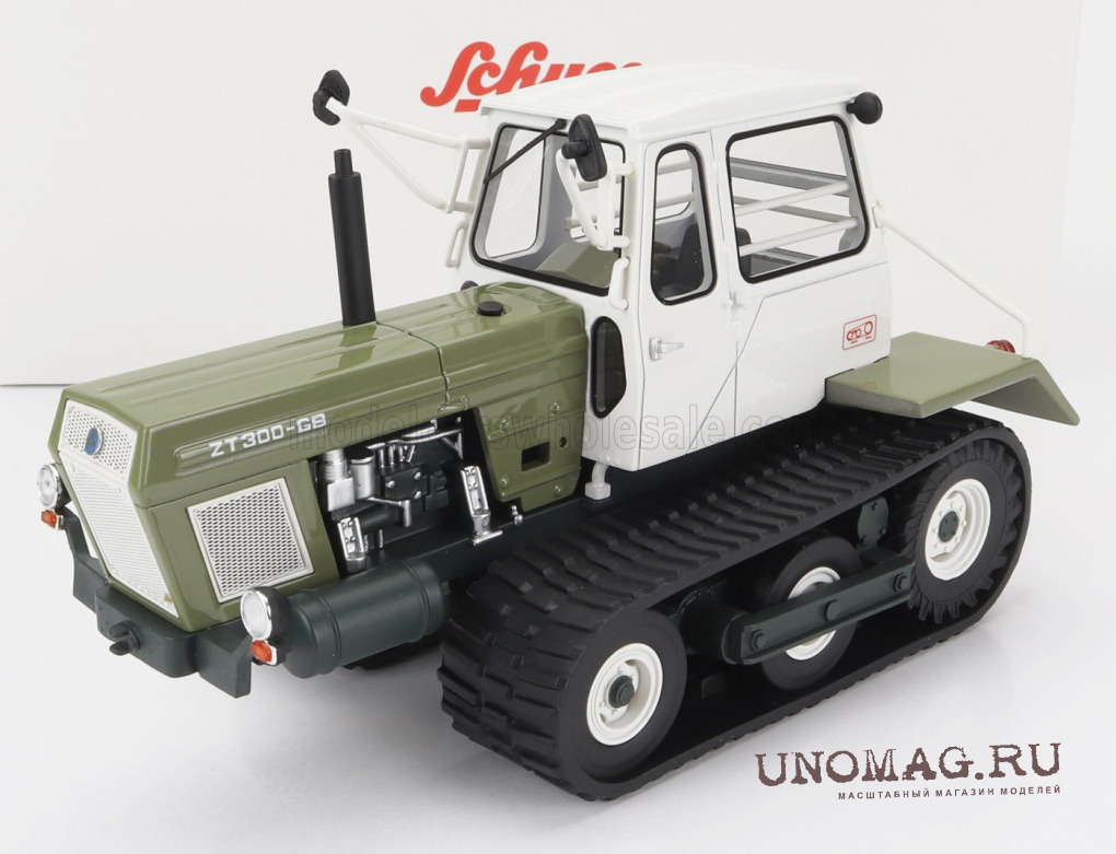 FORTSCHRITT Zt 300-gb Tractor Cingolato (1965), Green Beige