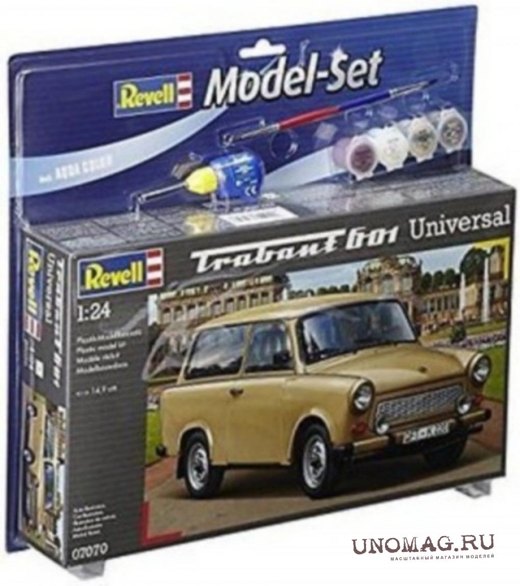 Сборная модель Автомобиль Trabant 601 Universal (подарочный набор)