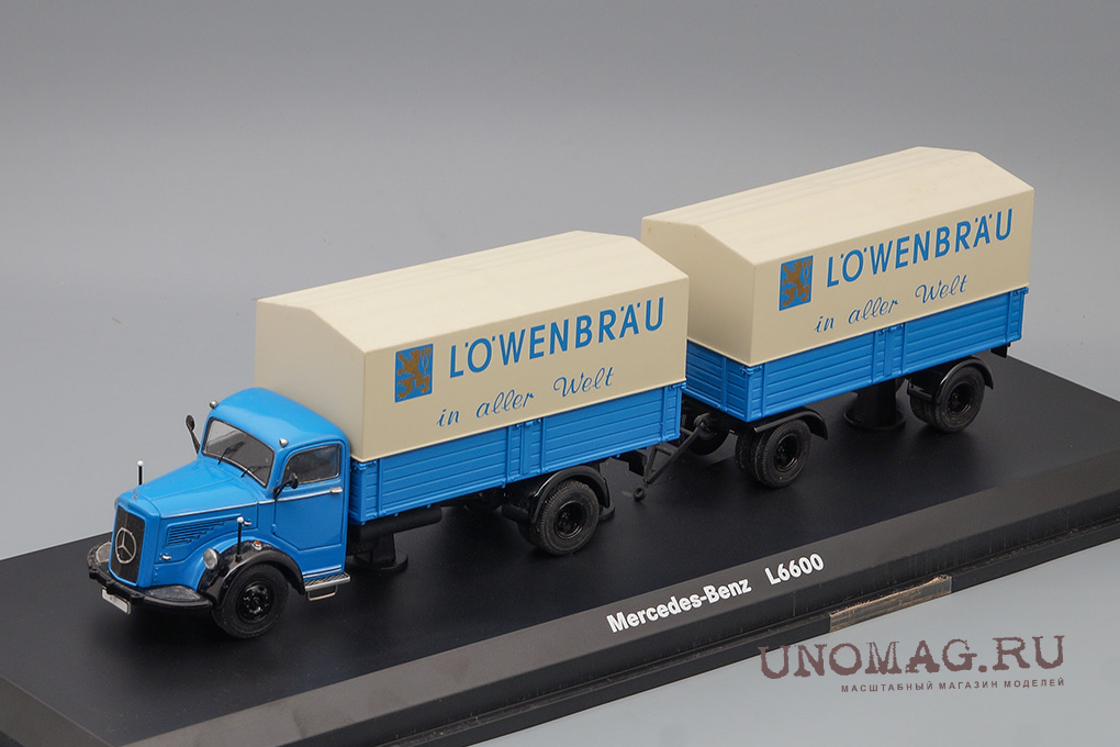 SCHUCO, MERCEDES-BENZ L6600 avec chargement, échelle 1/43, SCH3026