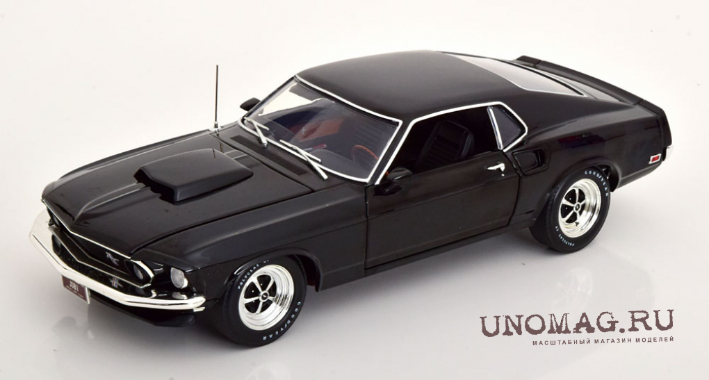 Ford Mustang Boss 429 1969 чёрный