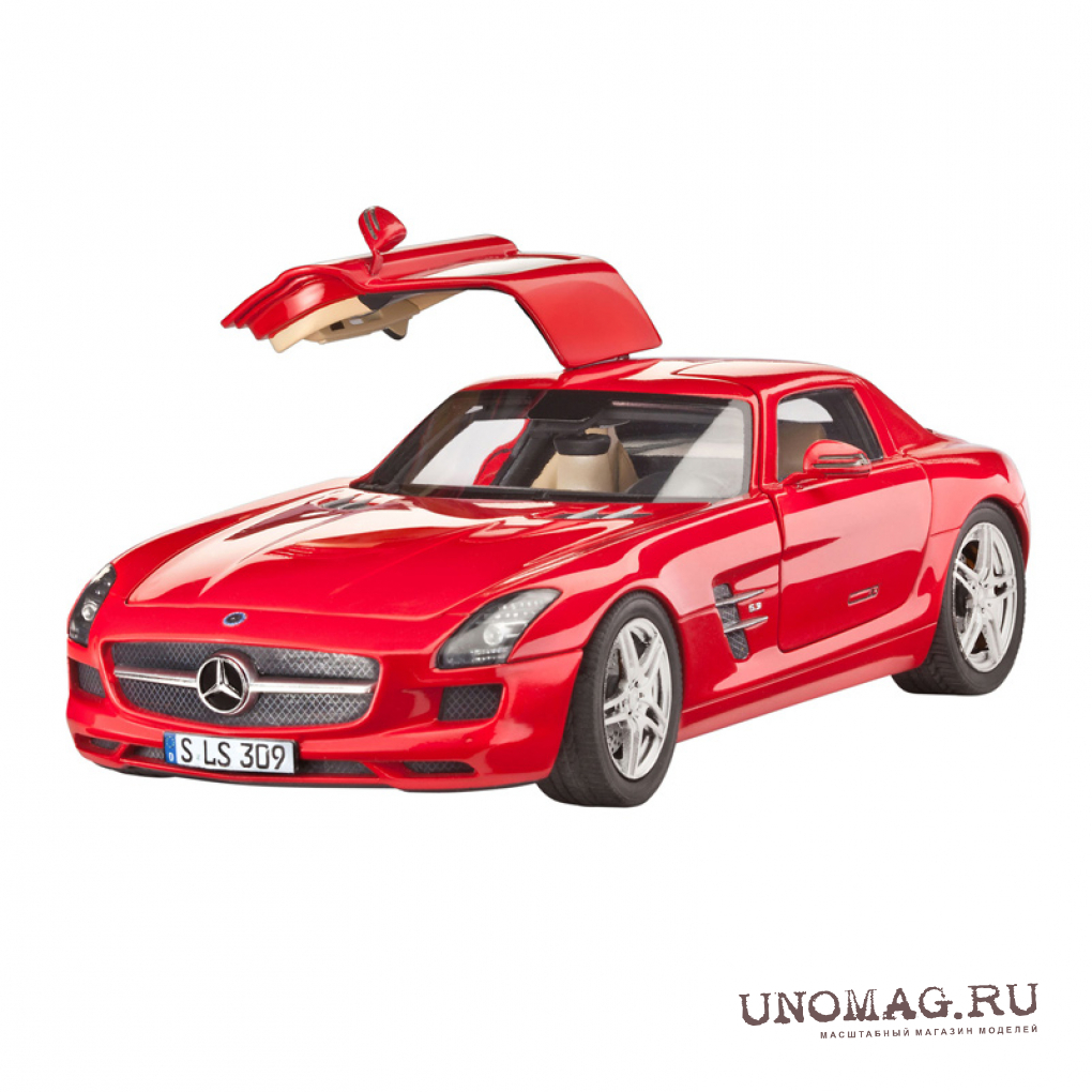 Сборная модель Автомобиль Mercedes-Benz SLS AMG (Подарочный набор)