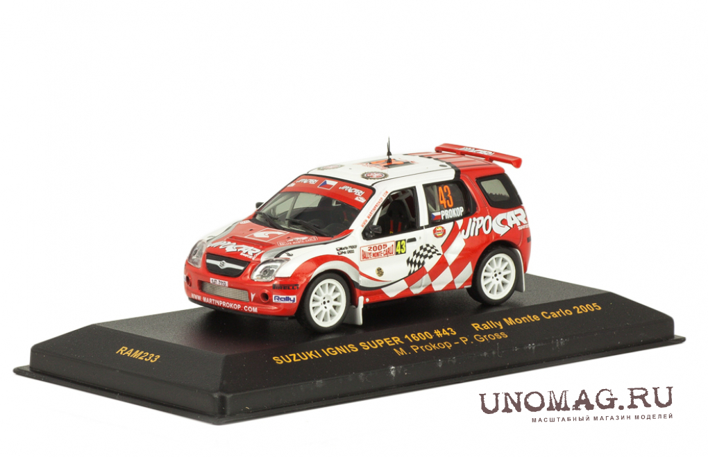 Suzuki IGNIS S1600 43 M.Prokop P.Gross Rally Monte Carlo 2005